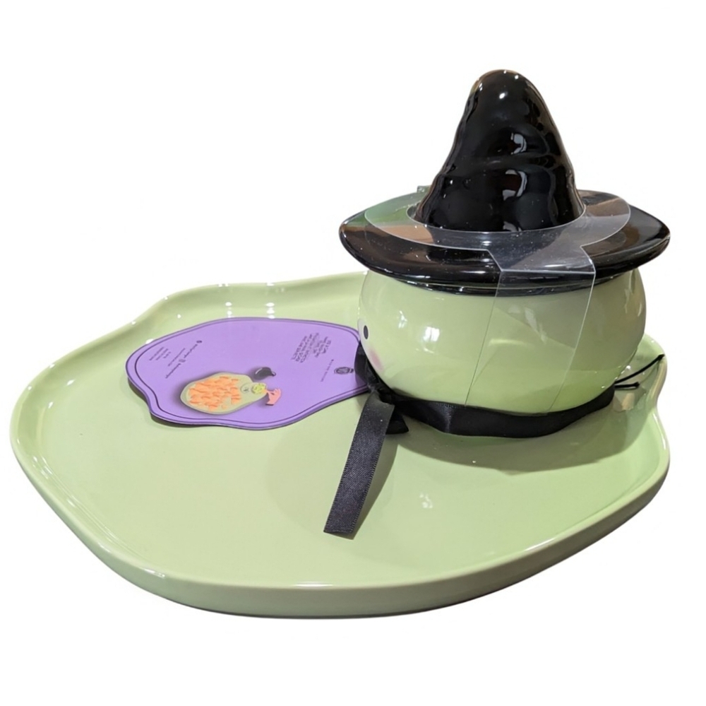 NEW Wild Eye Designs Witch Platter & Dip Bowl Set- Halloween - Picture 5 of 7